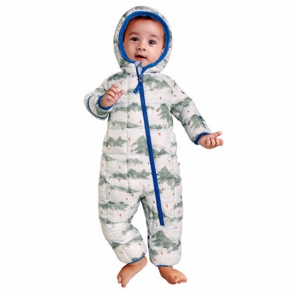 Spyder Baby 1-piece Ski Print Snowsuit, Boys Sz 9-12 Months
